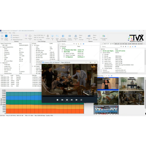 TvXplorer v3 dashboard